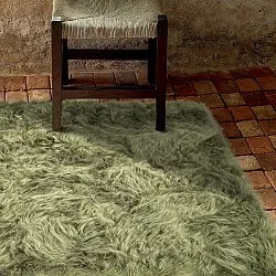 Tapis shaggy - Sohar (vert)