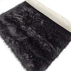 Tapis shaggy - Sohar (noir)