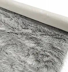 Tapis shaggy - Sohar (gris clair)