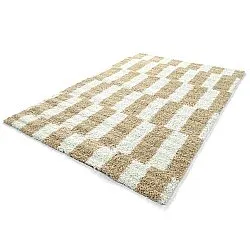 Tapis à poils longs - Tamri (beige/blanc)