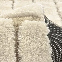 Tapis shaggy - Tyros (beige/crème)