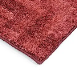 Tapis shaggy - Volos (rouge/rose)