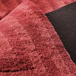 Tapis shaggy - Volos (rouge/rose)