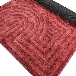 Tapis shaggy - Volos (rouge/rose)