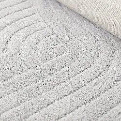 Tapis ronds - Wendy (gris clair)