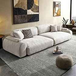 Tapis à poils longs - Zoe (gris)