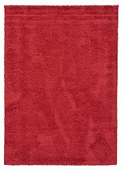 Tapis à poils longs - Zoe (rouge)