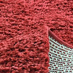 Tapis à poils longs - Zoe (rouge)