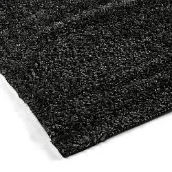 Tapis à poils longs - Zoe (noir)