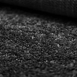 Tapis à poils longs - Zoe (noir)