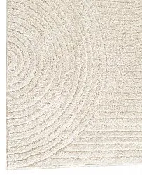 Tapis à poils longs - Tove (blanc cassé)
