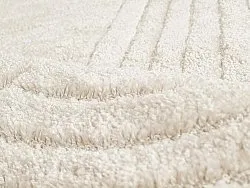Tapis à poils longs - Wendy (blanc cassé)