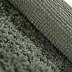 Tapis shaggy - Combarro Solid Cotton Shaggy (vert)