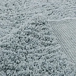 Tapis shaggy - Combarro Solid Cotton Shaggy (bleu clair)