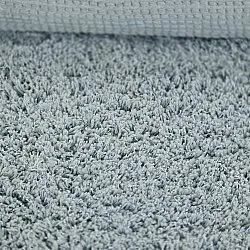 Tapis shaggy - Combarro Solid Cotton Shaggy (bleu clair)