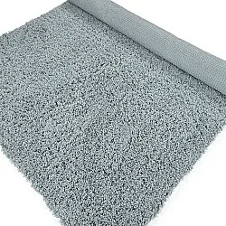 Tapis shaggy - Combarro Solid Cotton Shaggy (bleu clair)