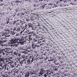 Tapis shaggy - Combarro Solid Cotton Shaggy (violet clair)