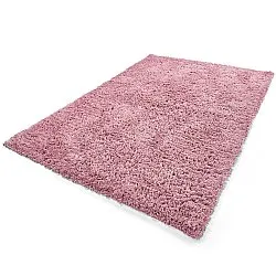 Tapis shaggy - Combarro Solid Cotton Shaggy (rose clair)