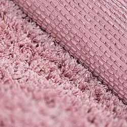 Tapis shaggy - Combarro Solid Cotton Shaggy (rose clair)