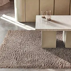 Tapis shaggy - Combarro Solid Cotton Shaggy (taupe)