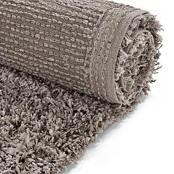 Tapis shaggy - Combarro Solid Cotton Shaggy (taupe)