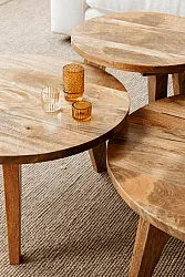 Table basse - Vintage - 65 cm round (nature)