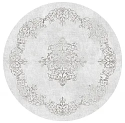 Tapis rond - Santi (gris clair)