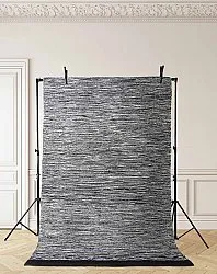 Tapis en laine - Savona (noir)