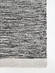 Tapis en laine - Savona (noir/blanc)