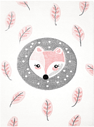 Tapis enfants - Bueno Fox (rose)