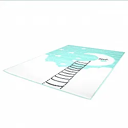 Tapis pour enfants - Bueno Moon (turquoise)
