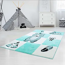 Tapis pour enfants - Bueno Indian Bear (turquoise)