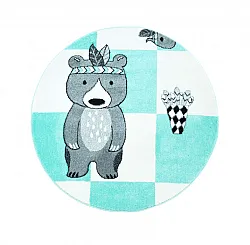 Tapis pour enfants - Bueno Indian Bear (turquoise)
