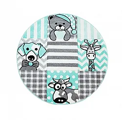 Tapis pour enfants - Bueno Animals (turquoise)