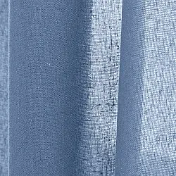 Rideaux Lot de 2 - Rideaux en coton Selena (bleu)
