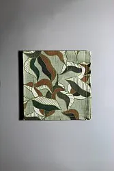 Serviettes de table en tissu - lot de 4 Amalie (vert)