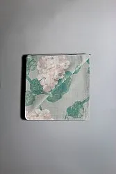 Serviettes en tissu - lot de 4 Amara (gris/rose)