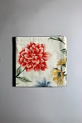 Serviettes de table en tissu - lot de 4 Dahlia (rouge)