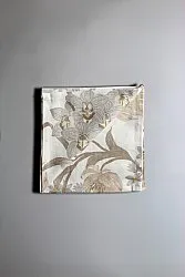 Serviettes de table en tissu - lot de 4 Florina (beige)