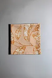 Serviettes en tissu - lot de 4 Leaves (orange)