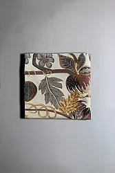 Serviettes de table en tissu - lot de 4 Lise (marron)