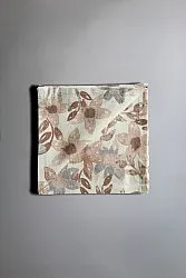 Serviettes de table en tissu - lot de 4 Petite (beige)