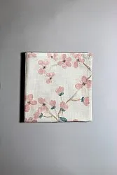 Serviettes en tissu - lot de 4 Pia-Li (rose)