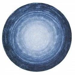 Tapis rond - Shade (bleu)