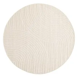Tapis rond - Devon (crème)