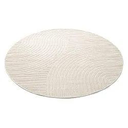 Tapis rond - Devon (crème)