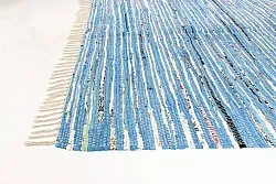 Tapis patchwork - Delhi (bleu)
