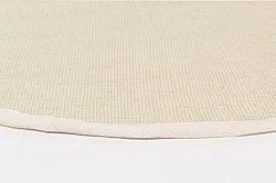 Tapis rond (sisal) - Agave (blanc naturel)