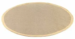 Tapis rond (sisal) - Agave (taupe clair)