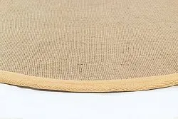 Tapis rond (sisal) - Agave (taupe clair)